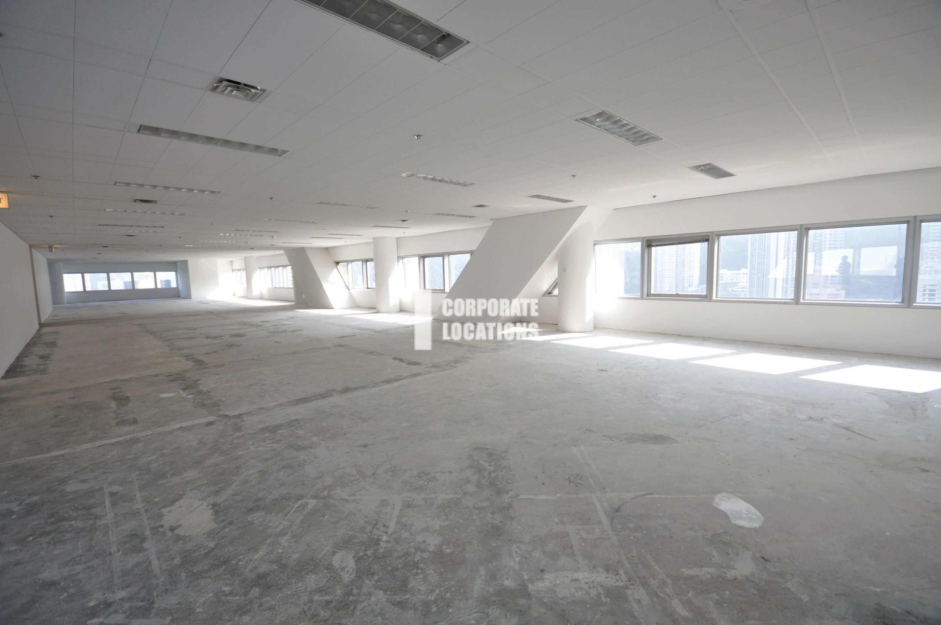 Typical Interior Commercial space in Bank of China Tower - Central