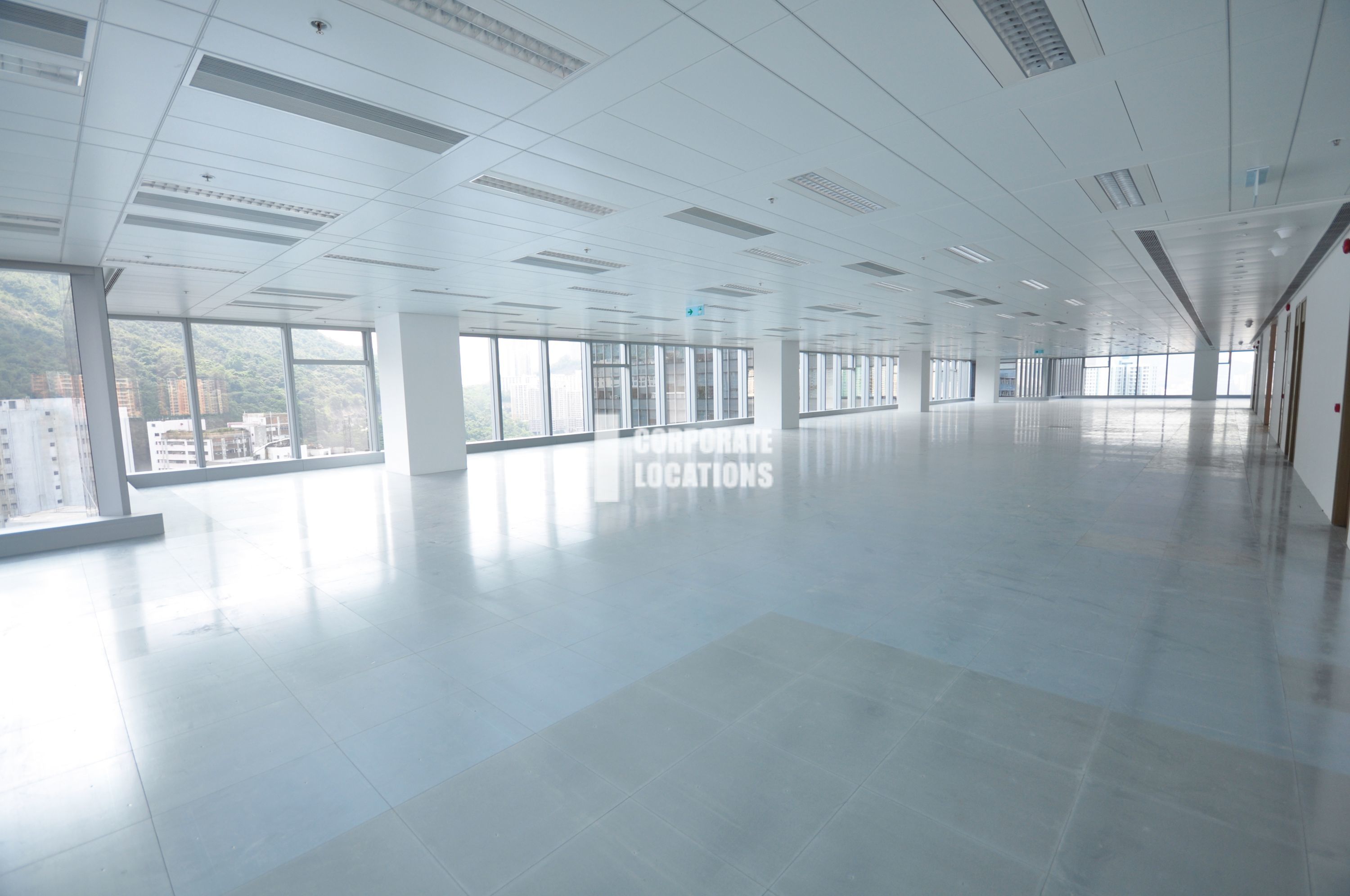 Typical Interior Commercial space in Kowloon Commerce Centre Tower 2 - Kwai Chung / Tsuen Wan