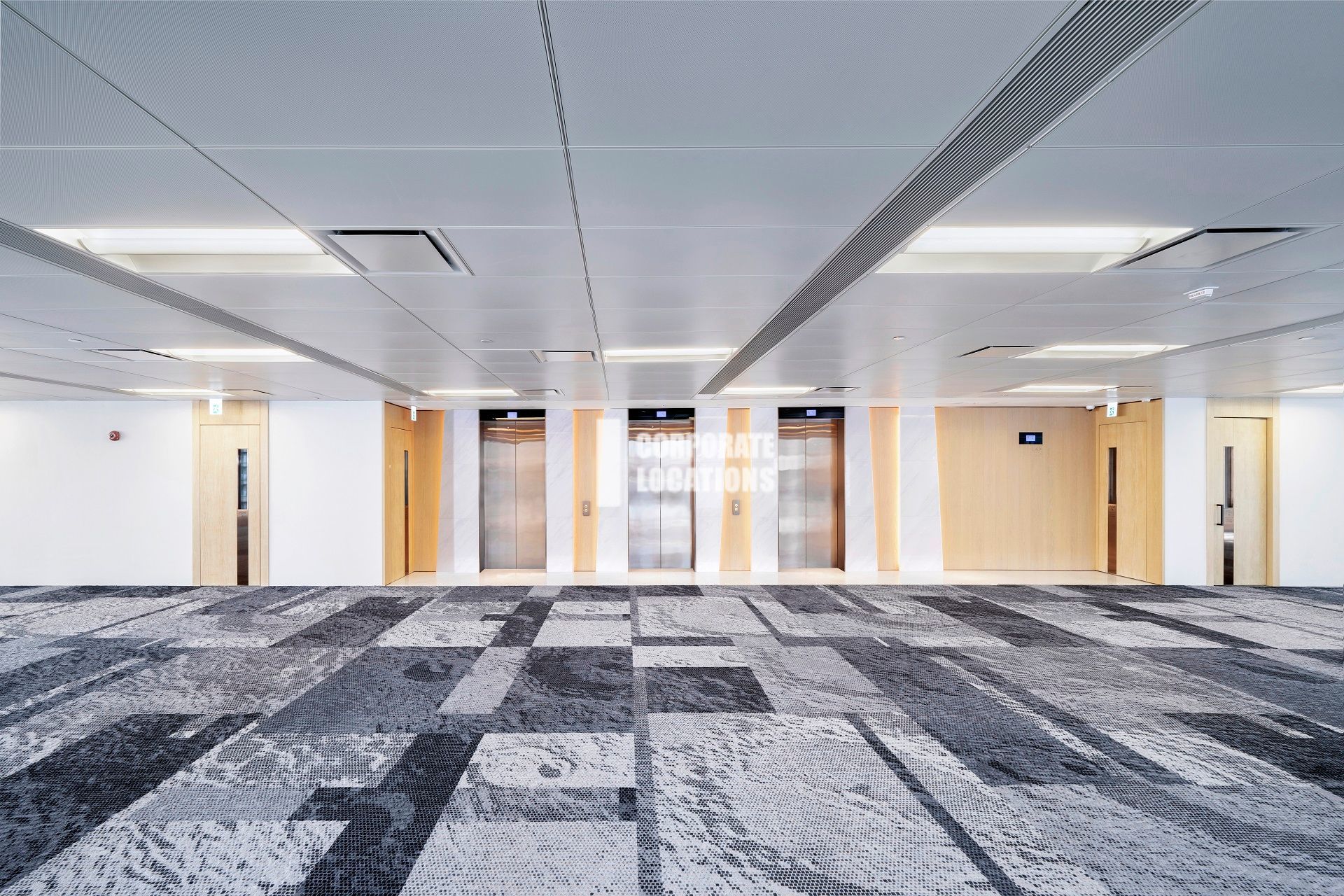 Typical Interior Commercial space in Hong Kong Li-Ning Building - Fortress Hill / North Point